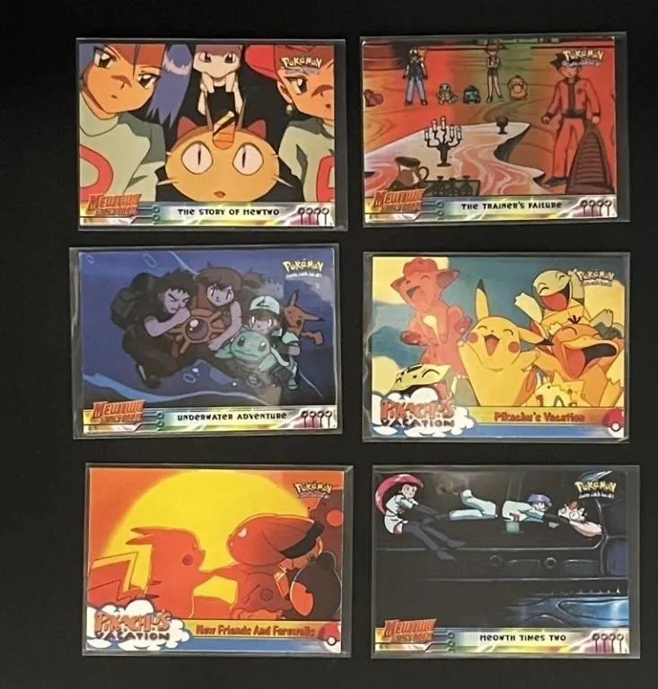 Pokemon Topps Trading Cards (Lot of 6)