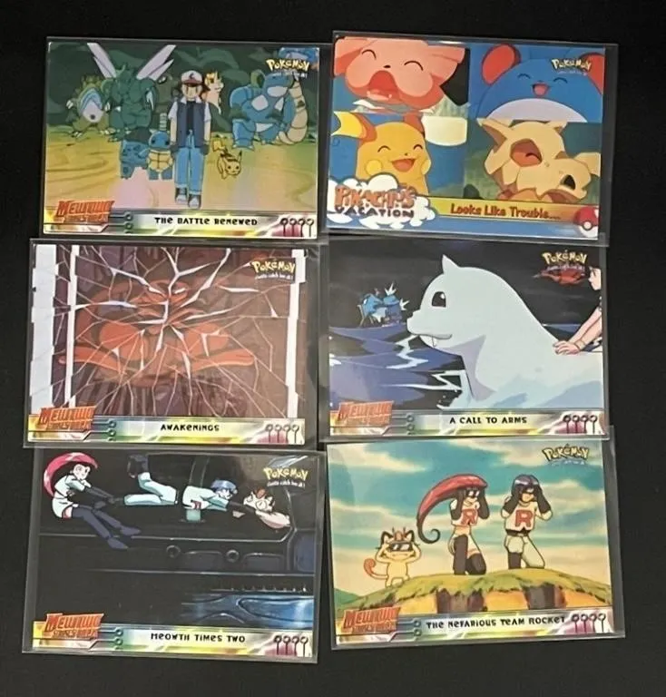 Pokemon Mewtwo Strikes Back Story Cards (6pc)