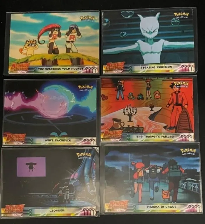 Pokemon Mewtwo Strikes Back Topps Cards (6)