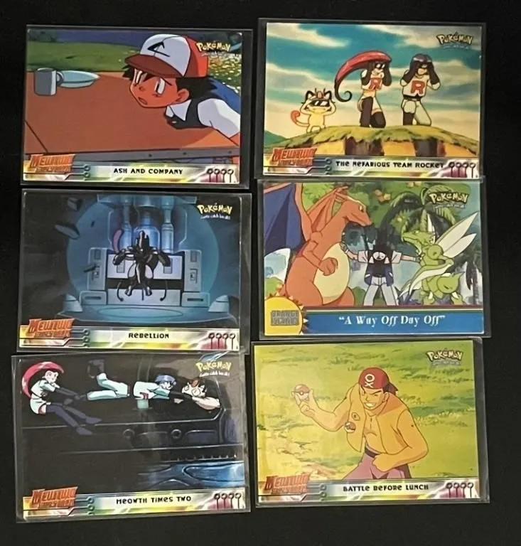 Topps Pokemon Mewtwo Returns Cards (6pc)