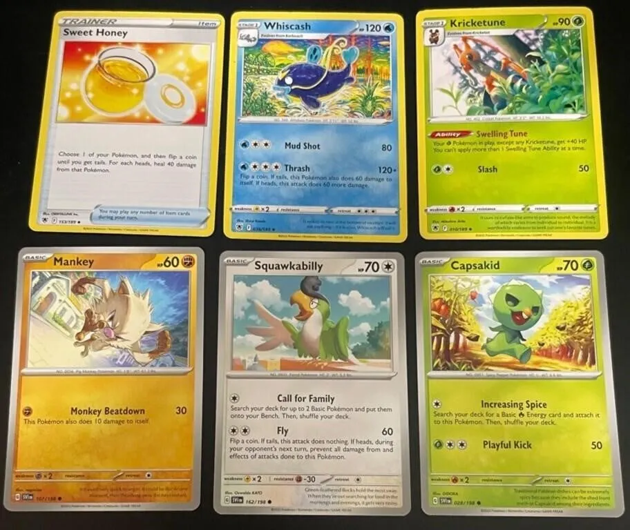 Pokemon TCG Scarlet & Violet Cards (Lot of 6)