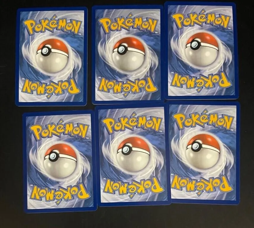 Pokemon Trading Cards - 6pc Assortment
