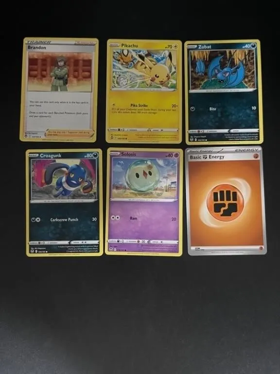 Pokemon Trading Card Assortment (Lot of 6)