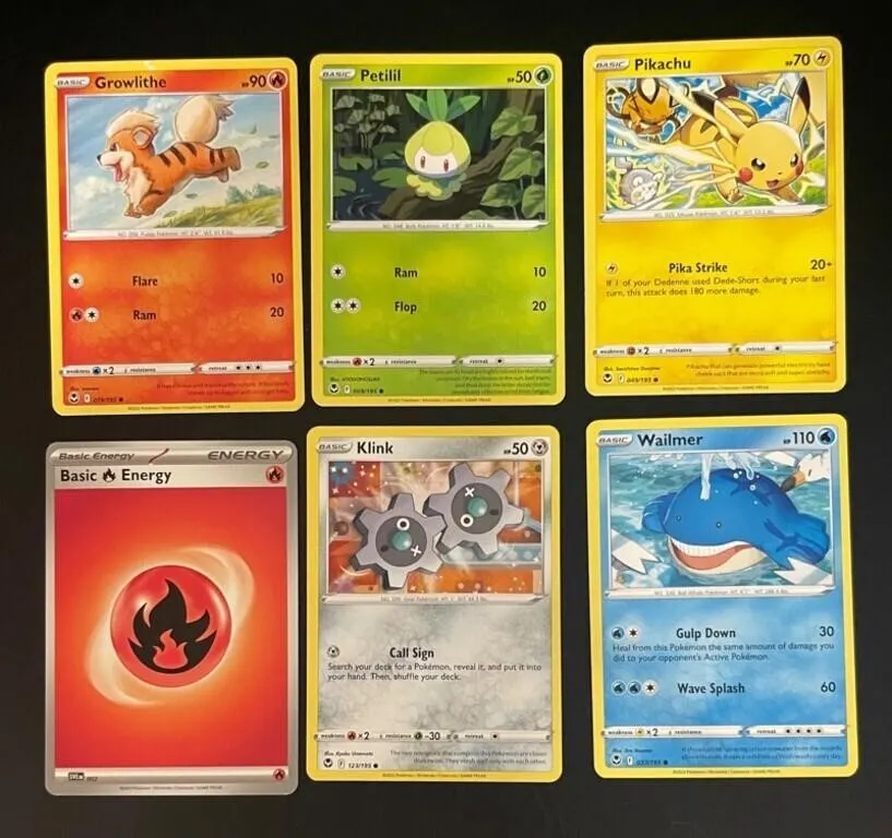 Pokemon Scarlet & Violet Base Set Cards (6pc)