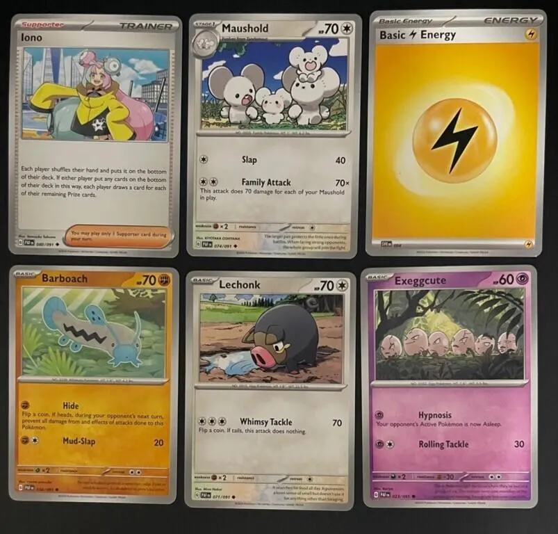Pokemon Trading Card Mixed Lot (6)