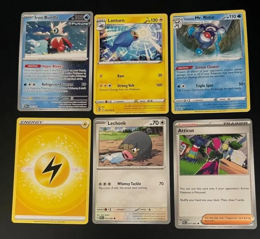 Pokemon Trading Cards - Mixed 6pc