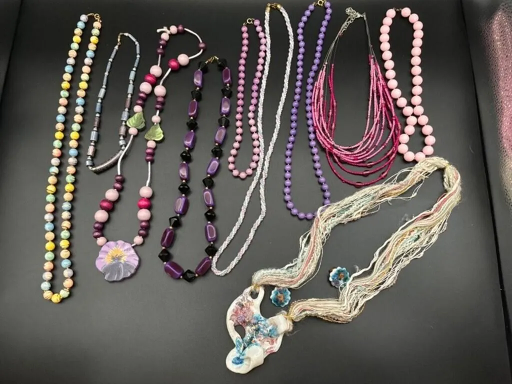 Mixed Costume Jewelry Necklace Assortment