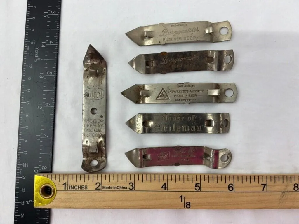 Vintage Beer Bottle Openers (Lot of 6)