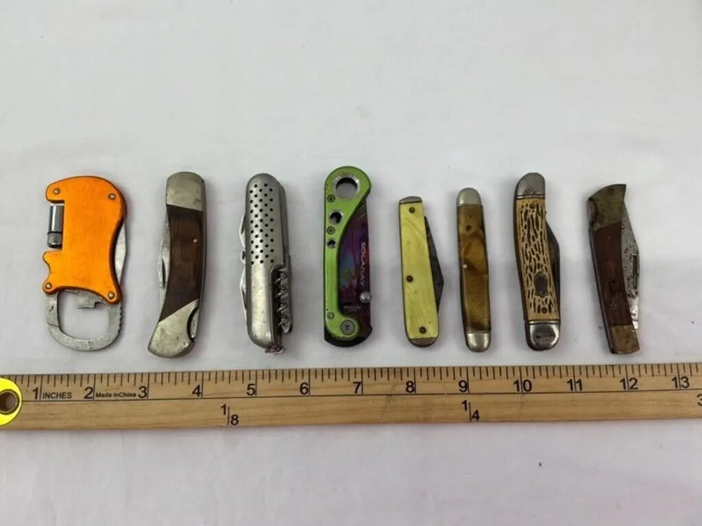 Vintage Pocket Knives & Tools (8pc)