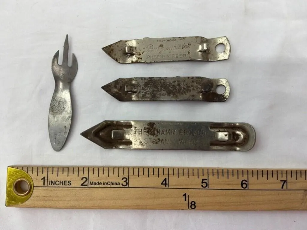 Vintage Beer Openers & Bar Tool (Lot of 4)