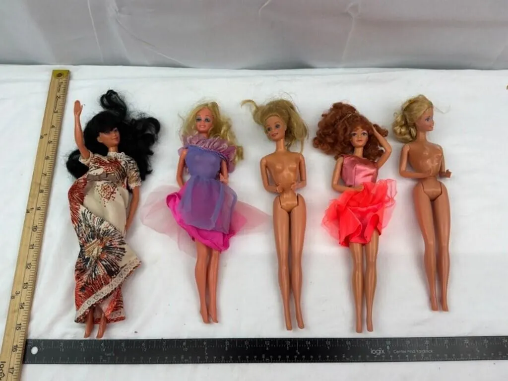 Vintage Mattel 1966 Fashion Dolls (Lot of 5)