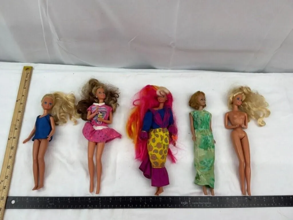 Vintage Mattel Fashion Dolls (Lot of 5)
