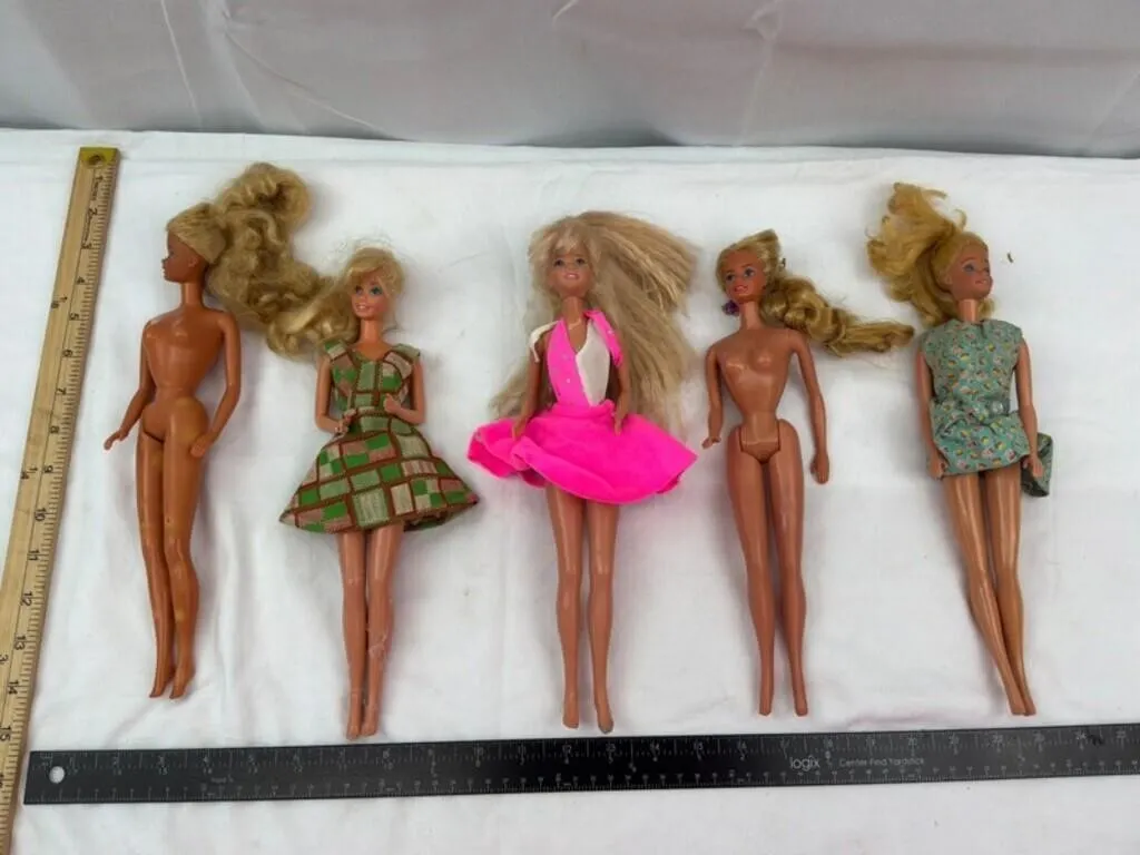 Vintage Mattel Fashion Dolls 5pc