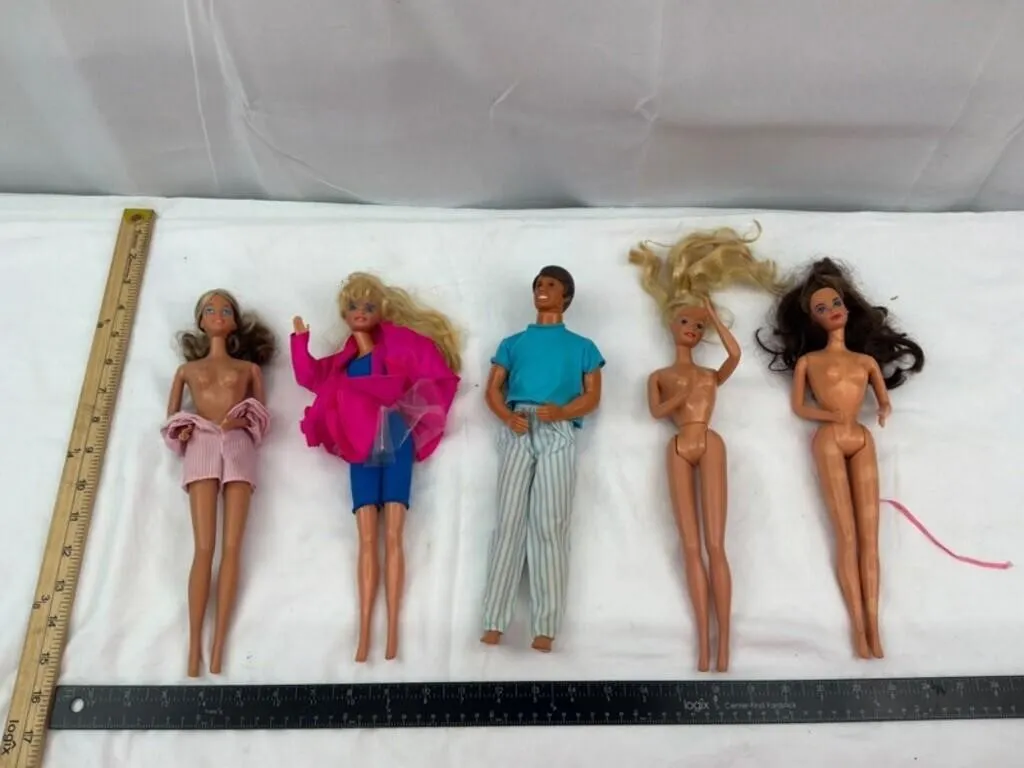 Vintage Mattel Fashion Dolls (Lot of 5)