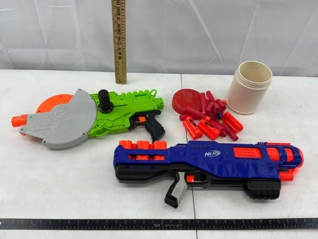 Nerf Blasters & Foam Darts (2pc)