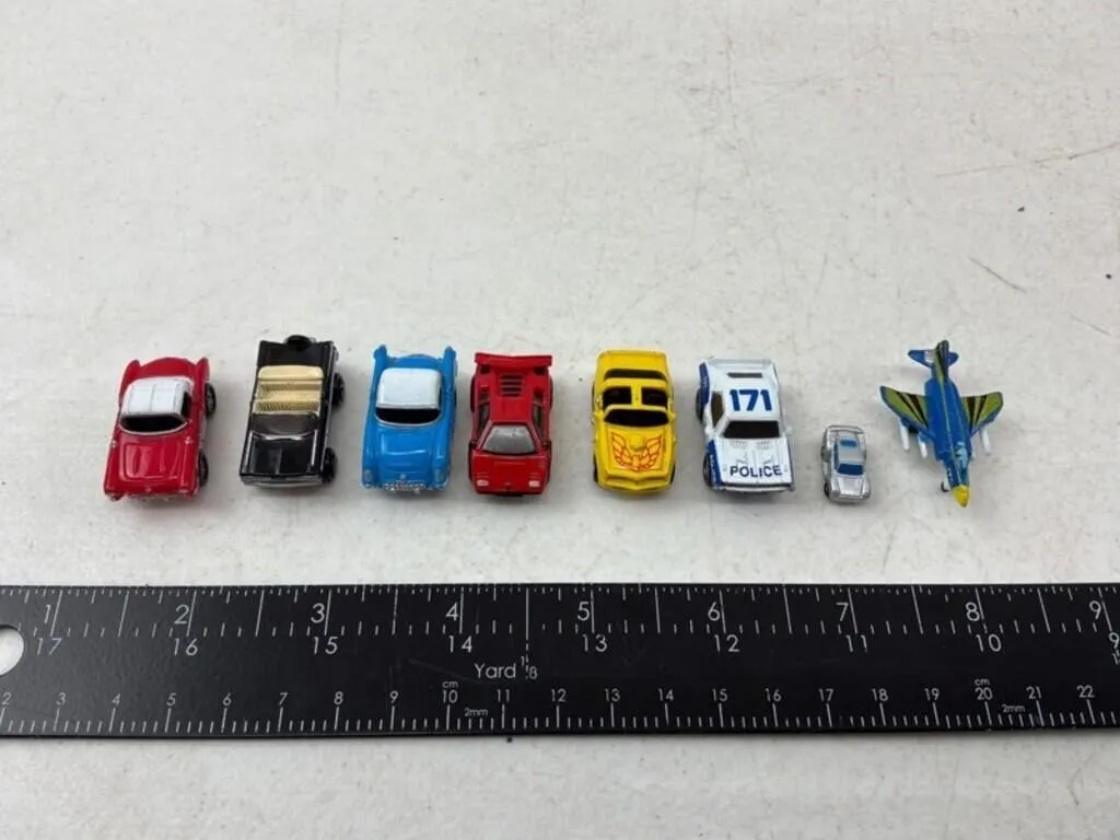Mixed Die-Cast Vehicles & Airplane 8pc