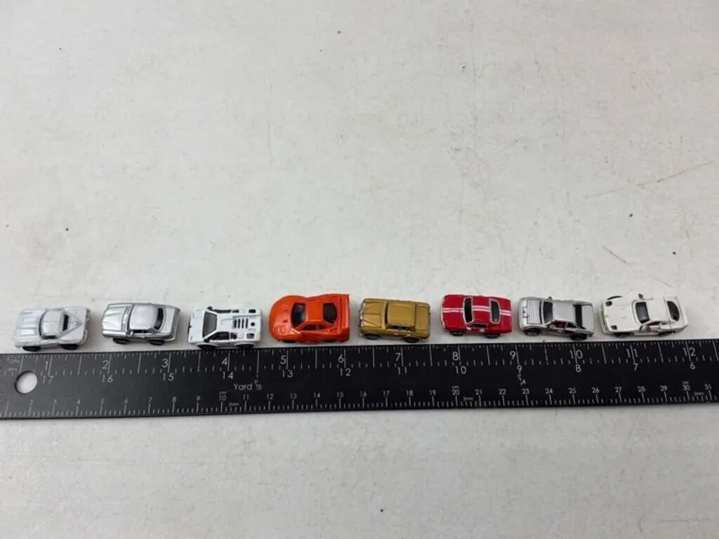 Mixed Die-Cast Toy Cars (Lot of 8)