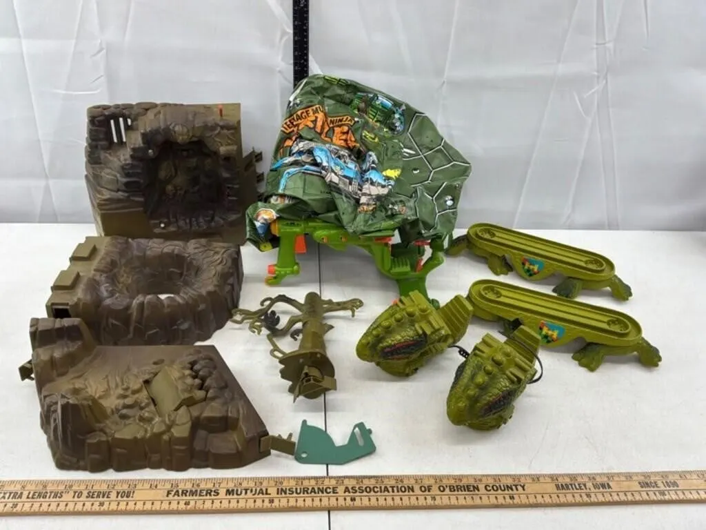 Vintage TMNT Toy Collection - 11pc
