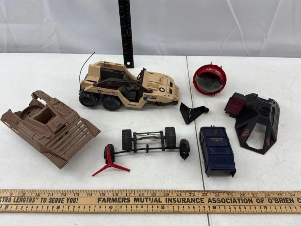 Vintage GI Joe Vehicle Parts (Lot of 8)