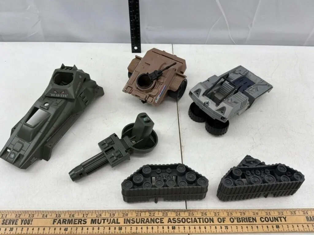 GI Joe Vehicle Parts & Accessories (Lot of 6)
