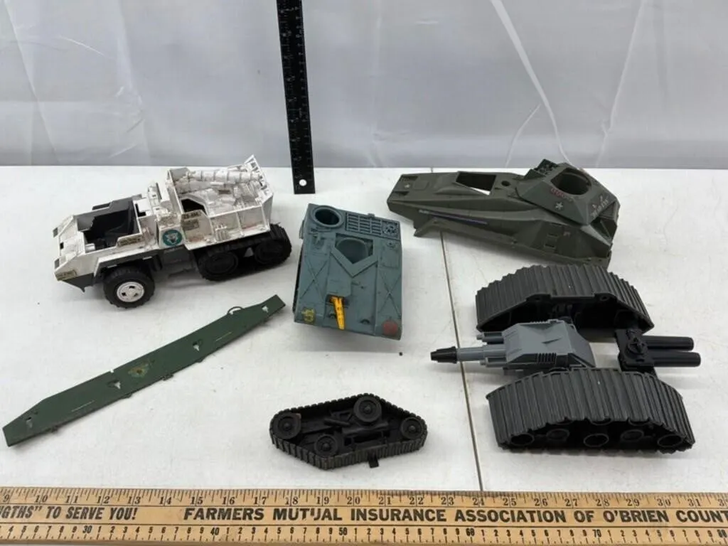 Vintage GI Joe Vehicle Parts (Lot of 6)