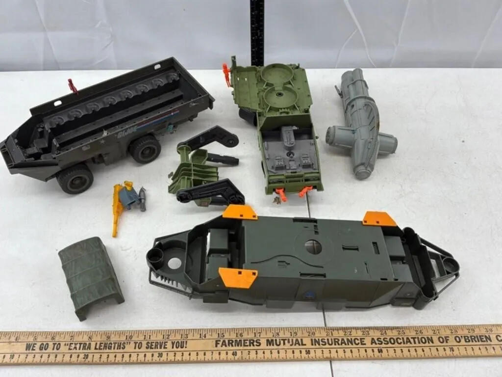 Vintage G.I. Joe Vehicle Parts (Lot of 4)
