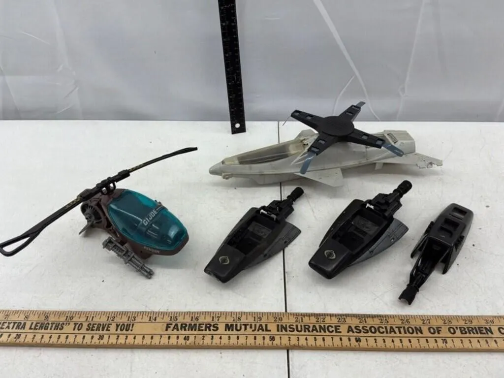 Vintage GI Joe Vehicle Mixed Lot (5)