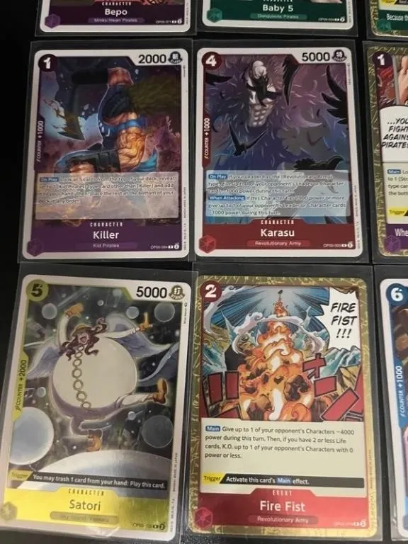 One Piece Card Game Trading Cards (Lot of 16)