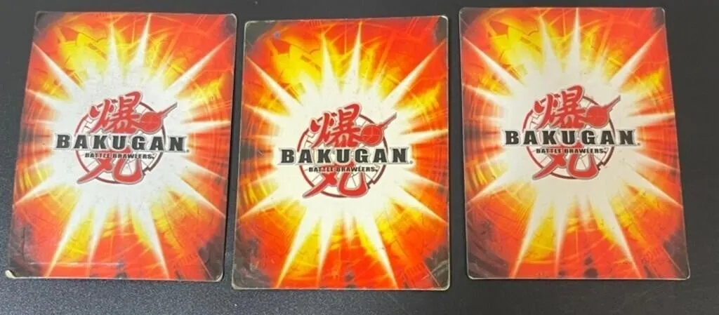 Vintage Bakugan Battle Brawlers Cards (3)