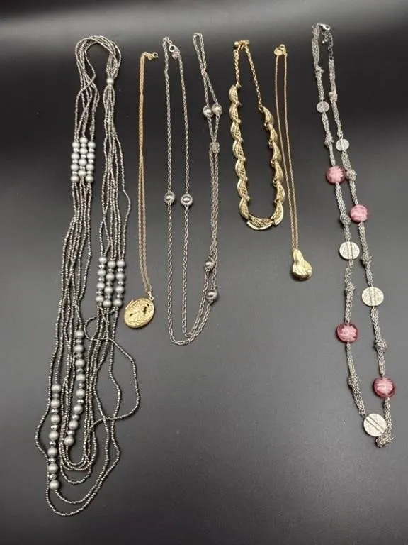 Mixed Fashion Necklaces (Lot of 6)