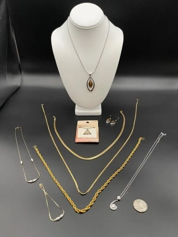 Assorted Costume Jewelry - 12pc