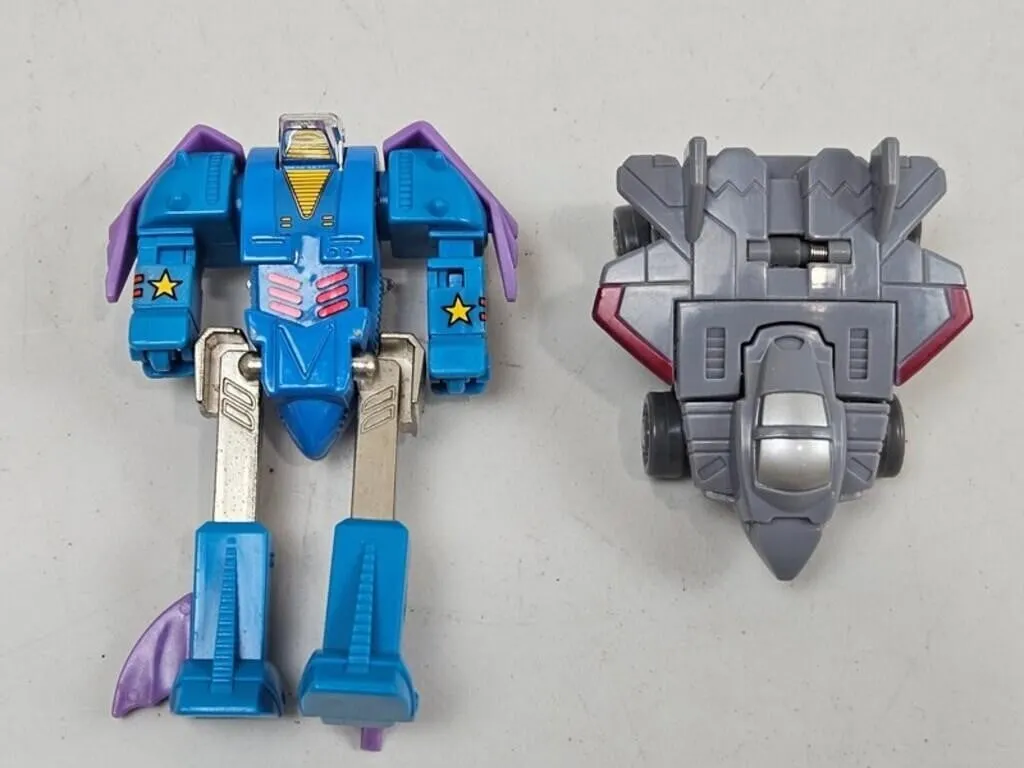 Vintage Bandai 1985 Transforming Toys (Lot of 2)