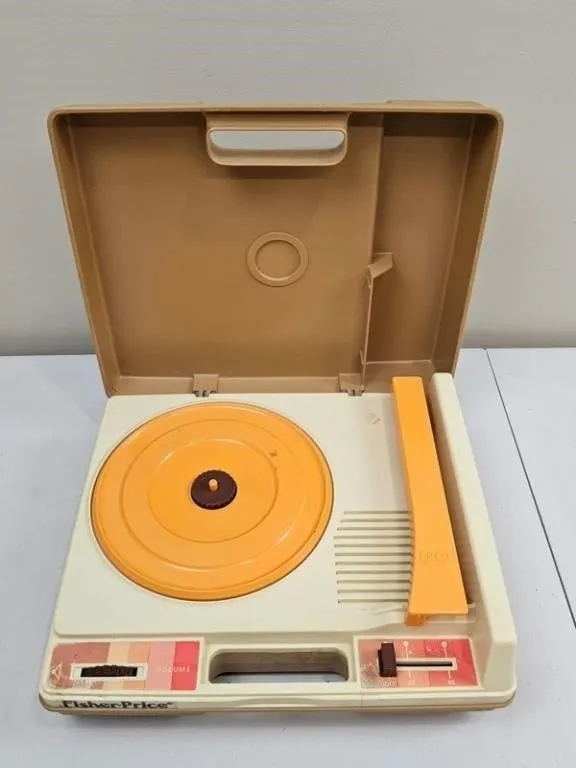 Vintage Fisher-Price Toy Record Player