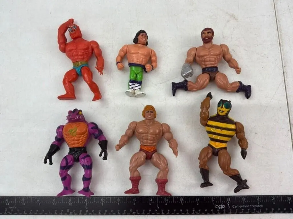 Assorted Muscular Action Figures (Lot of 6)