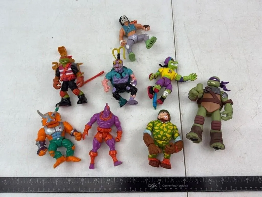 Vintage Mixed Action Figures (Lot of 9)