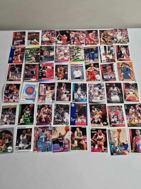 1990s Basketball Cards Mixed Lot (Lot of 56)