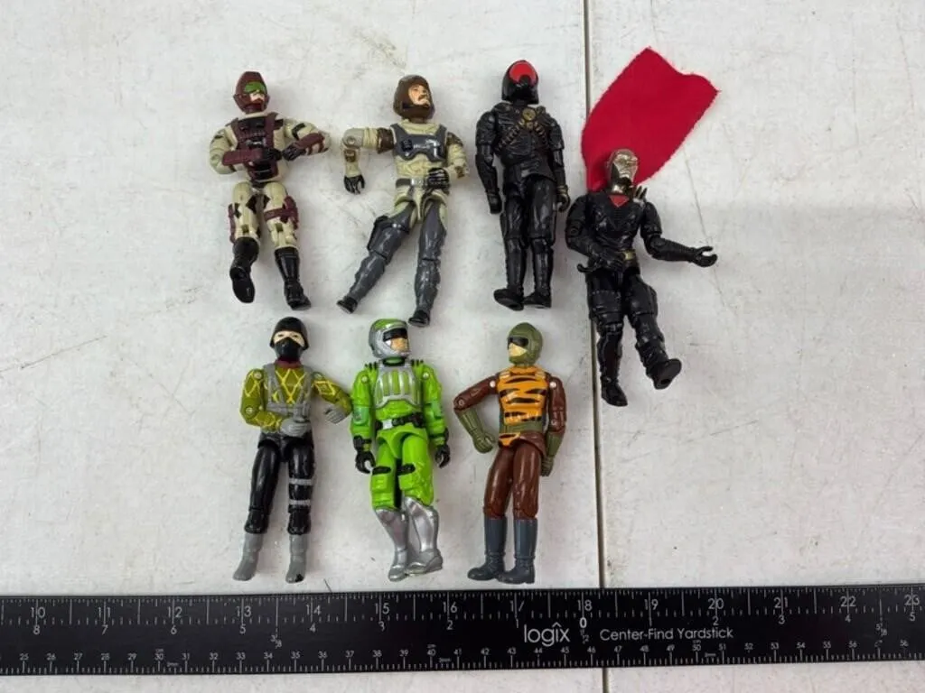 7pc Military-Style Action Figure Group