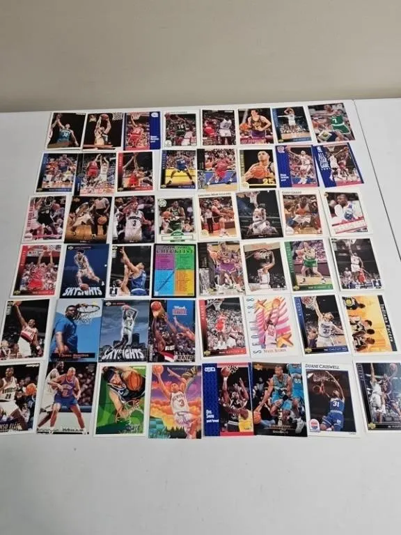 Vintage Basketball Cards - 48pc Mixed Lot