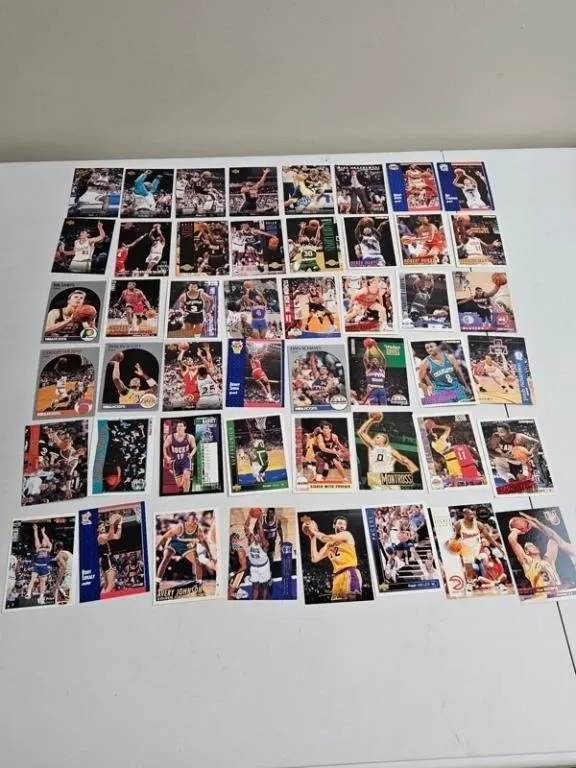 50+pc Vintage NBA Basketball Card Mixed Lot