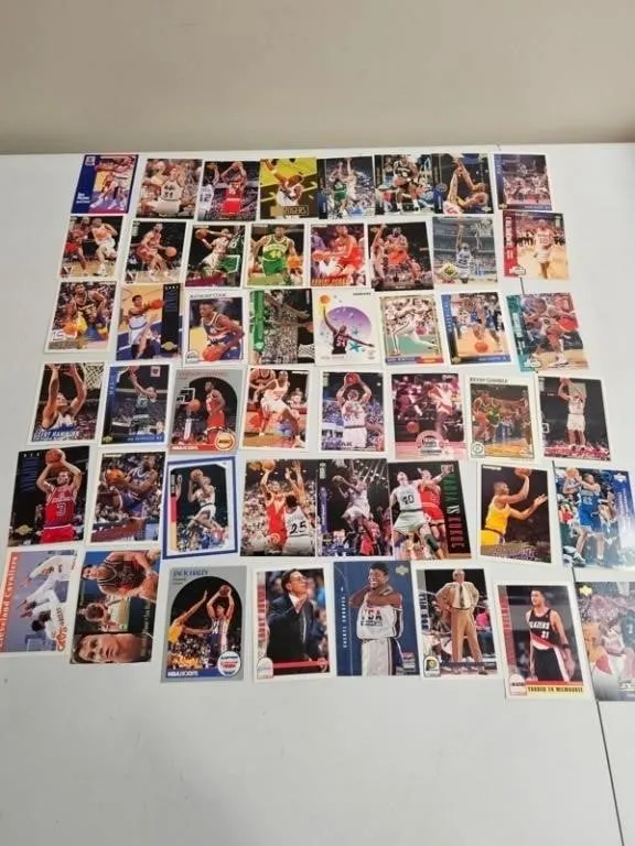Vintage Basketball Trading Cards 50+ Card