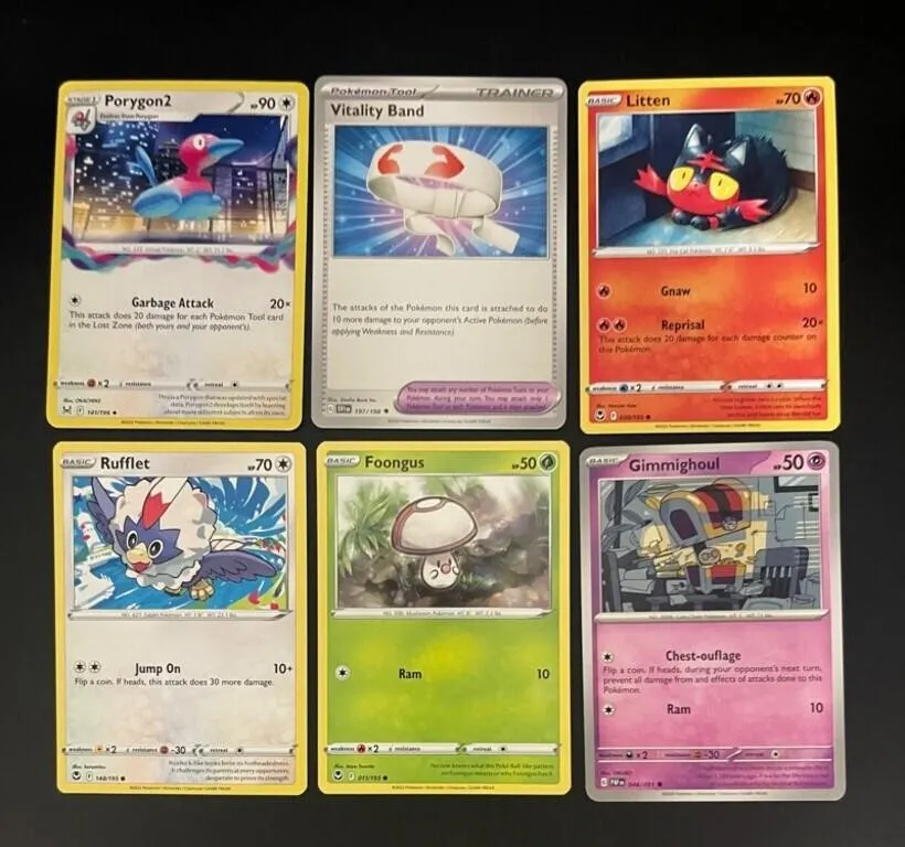 Pokemon TCG 6-Card Porygon2 & Character Set