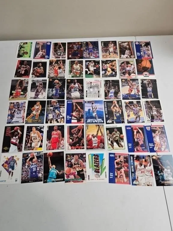 1990s NBA Basketball Cards (Lot of 48)