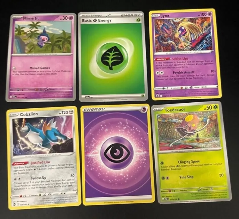 Pokemon TCG Mixed Cards (Lot of 6)
