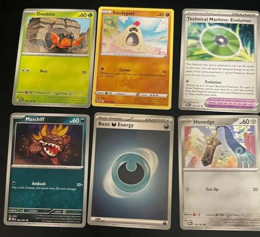Pokemon TCG Assorted Card Lot (6)