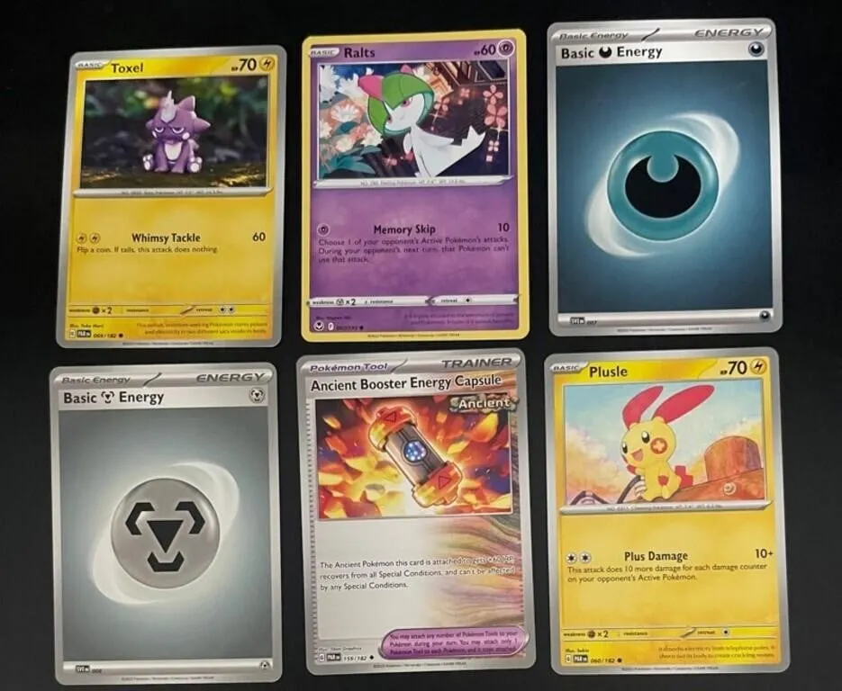 Pokemon TCG Paradox Rift 6pc Card Lot
