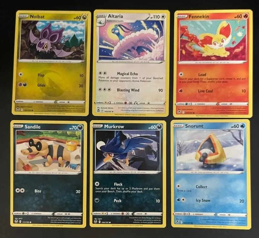 Pokemon TCG Noibat, Altaria & 4 More (Lot of 6)