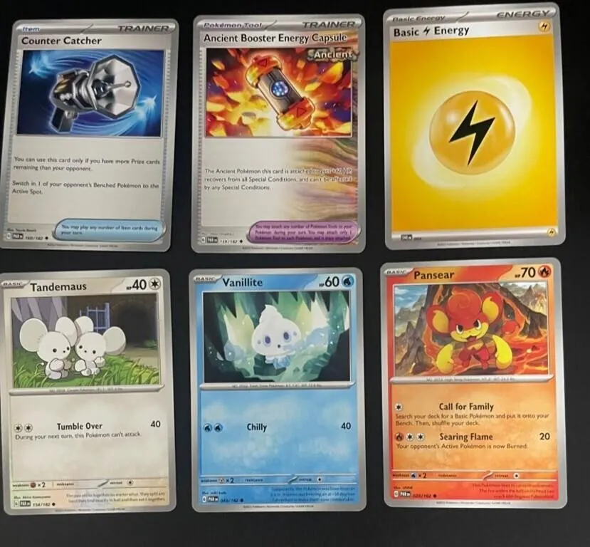 Pokemon PAR 182 Card Lot - 6 Cards