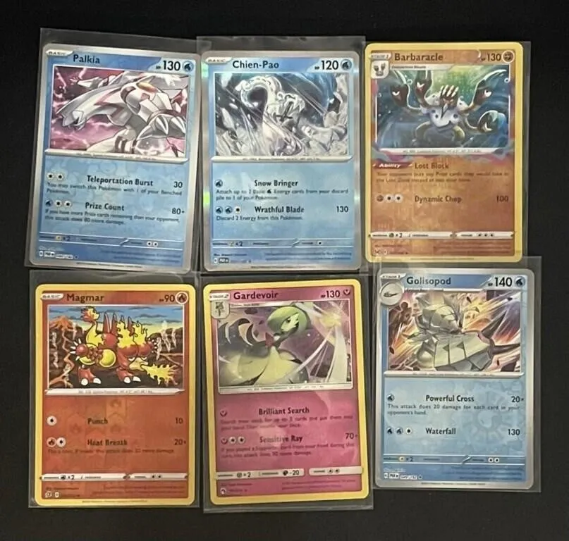 Pokemon Trading Cards - 6pc Palkia Gardevoir Set