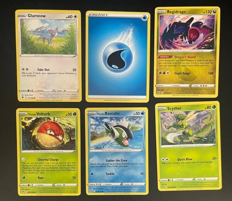 Pokemon Trading Cards - 6pc Assortment
