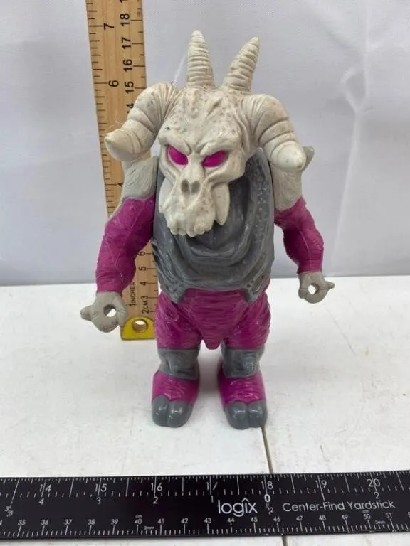 Ram-Horned Fantasy Monster Figure 18in